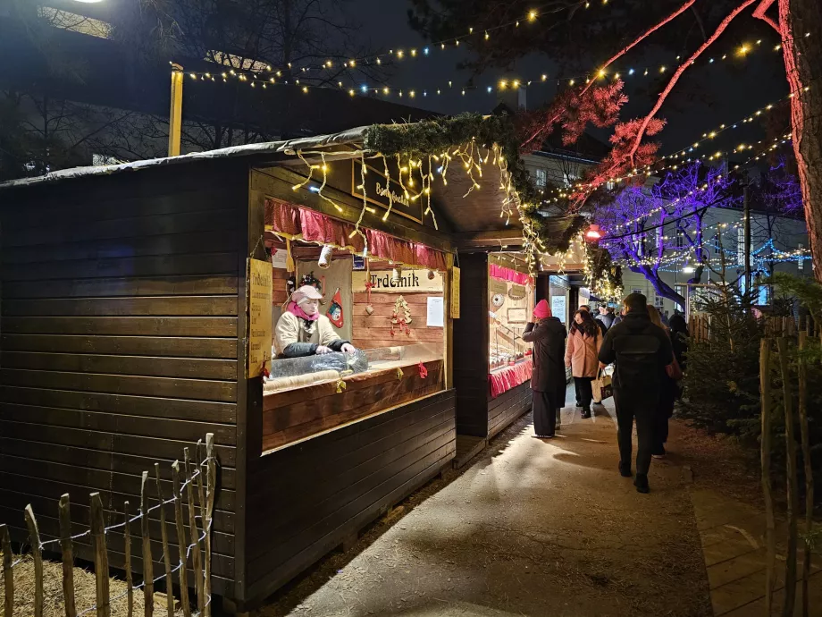 Mercado de Natal no campus da universidade