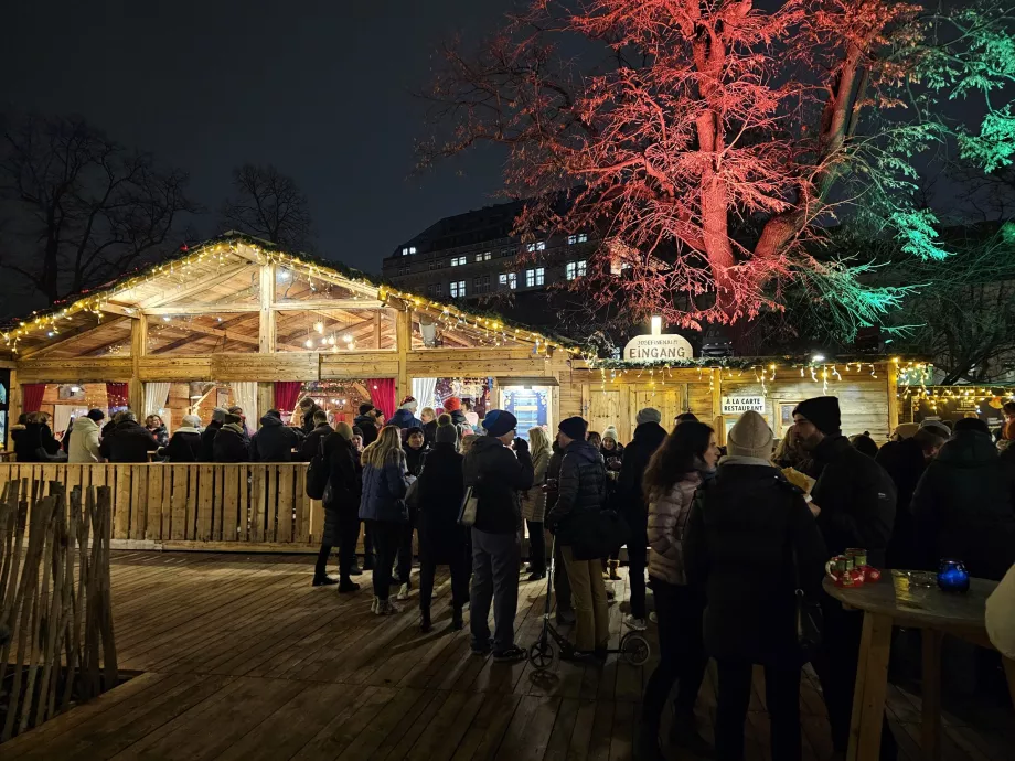 Mercado de Natal no campus da universidade