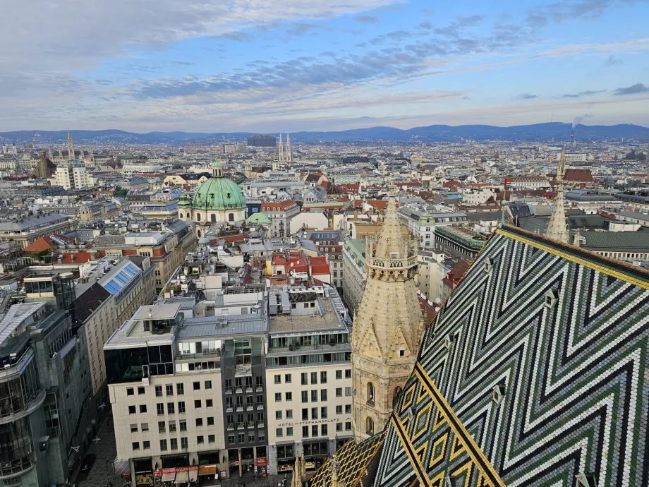 Vista da torre sul