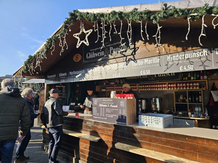 Mercado de Natal na Maria-Theresien-Platz