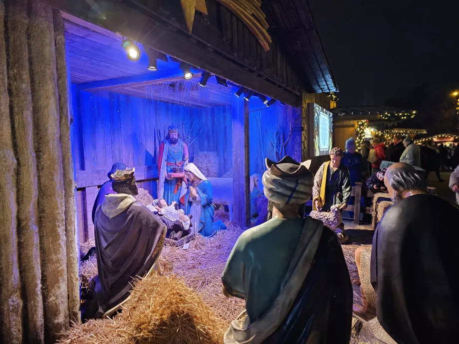 Mercado de Natal em frente à Câmara Municipal