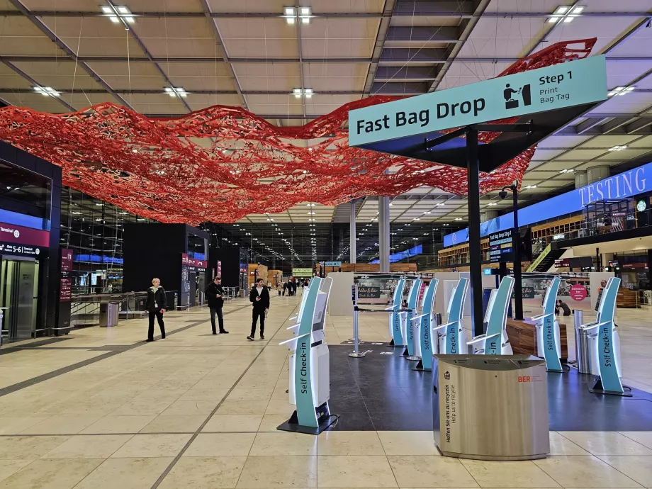 Sala de partidas, Terminal 1