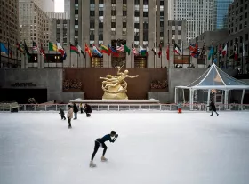 Pista de patinagem no Rockefeller Center