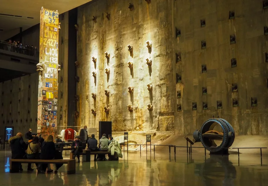 Museu e parte da construção das Torres Gémeas