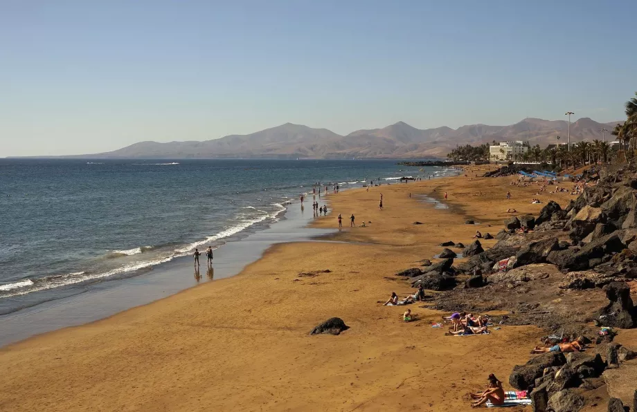 Praias da Playa Grande em Puerto del Carmen