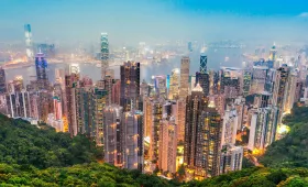 Victoria peak - vista de Hong Kong
