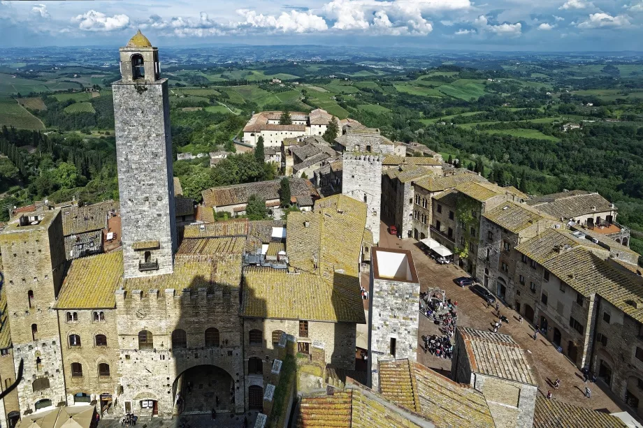 Vista da torre de Torre Grossa