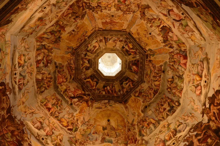 Fresco na cúpula