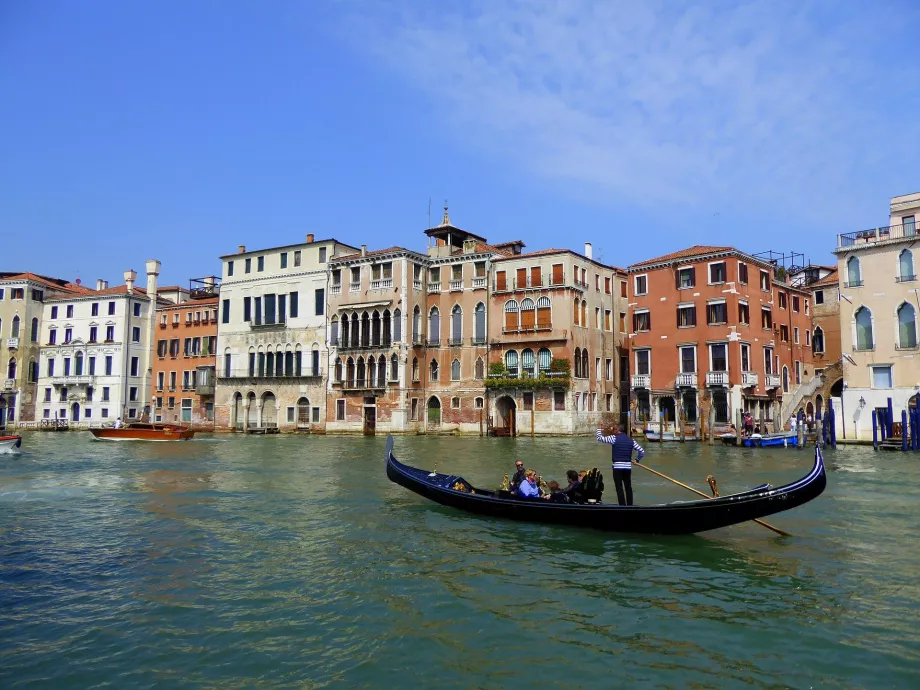 Gôndola no Grande Canal