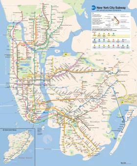 Mapa do metro de Nova Iorque