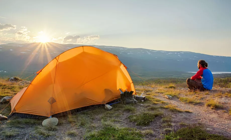 Acampar na Suécia