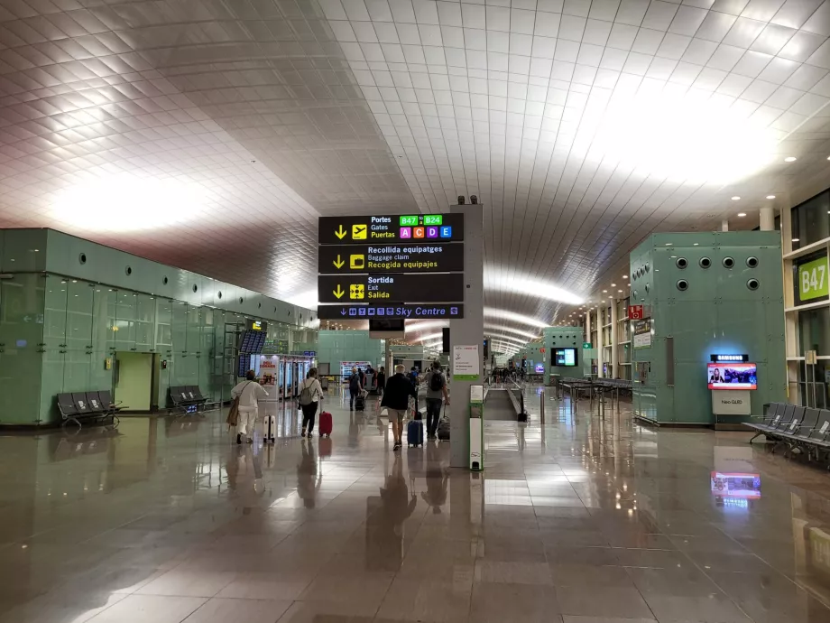 Parte de trânsito do Terminal 1