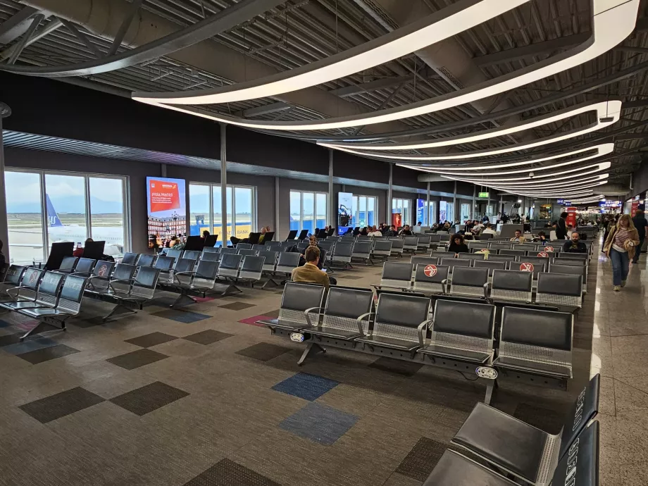 Departure area, airside