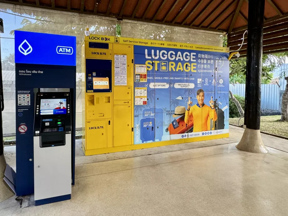 Depósito de bagagens no Aeroporto de Samui USM