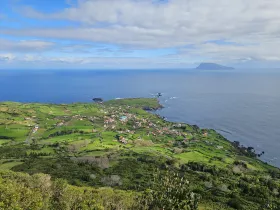 Vista da vila de Ponta Delgada
