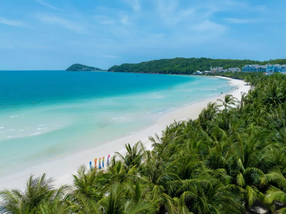 Praia de Khem, Phu Quoc, Vietname