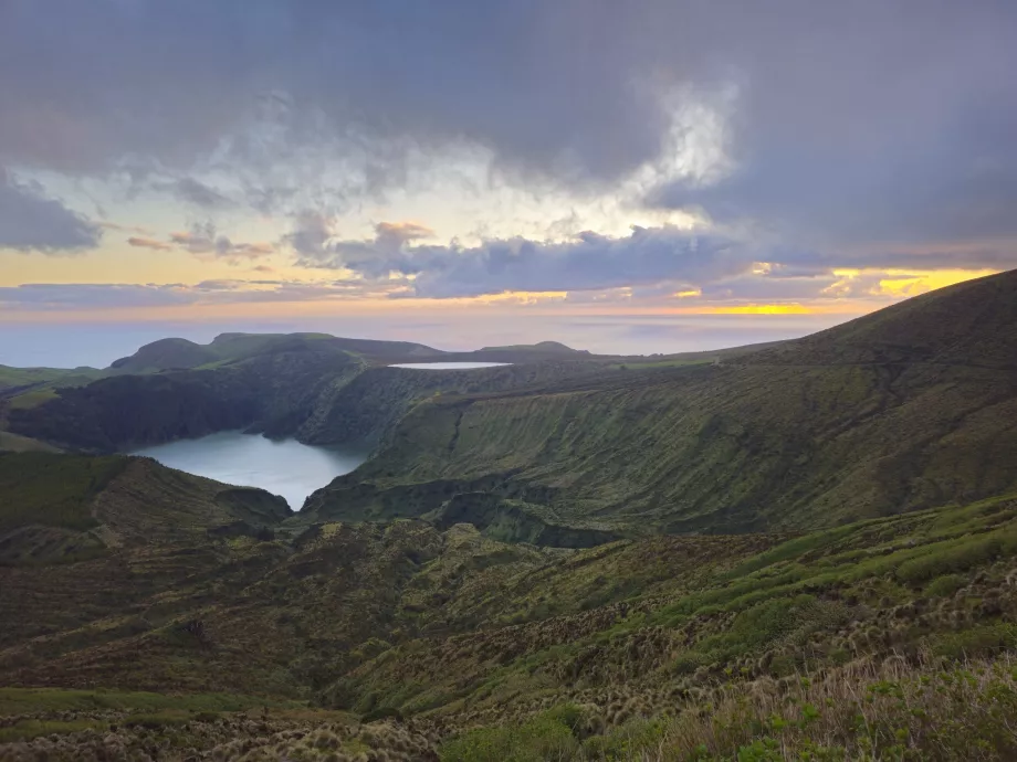 Miradouro Lagoas Funda e Rasa ao pôr do sol