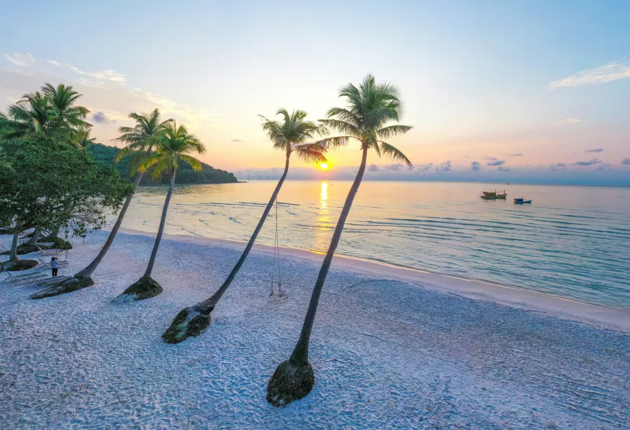 Praia de Bai Sao, Phu Quoc, Vietname