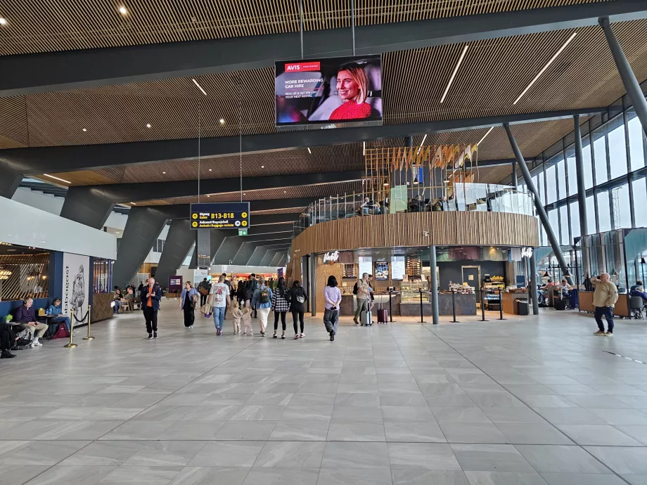 Zona de trânsito do aeroporto de Bergen