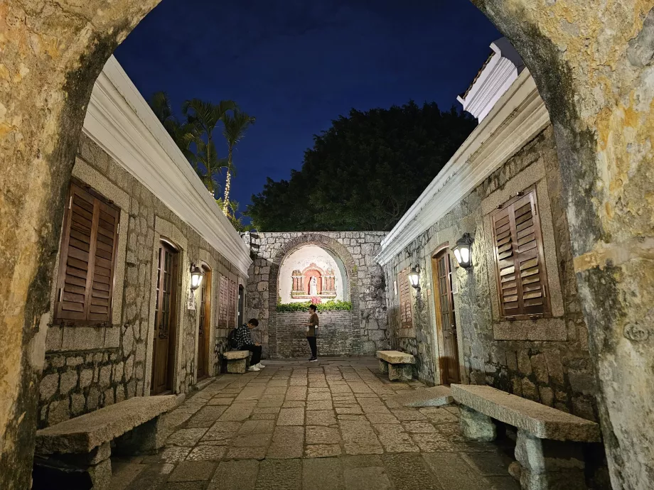 Entrada da fortaleza