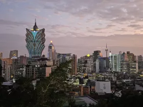 Vista de Macau ao fim da tarde
