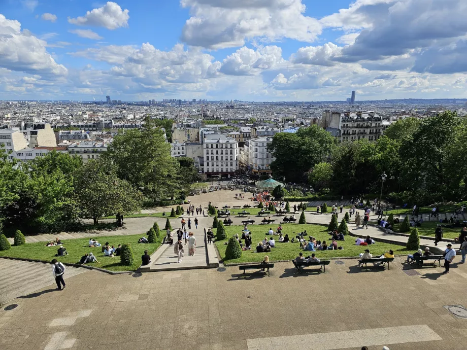 Vista da Sacre Coeur