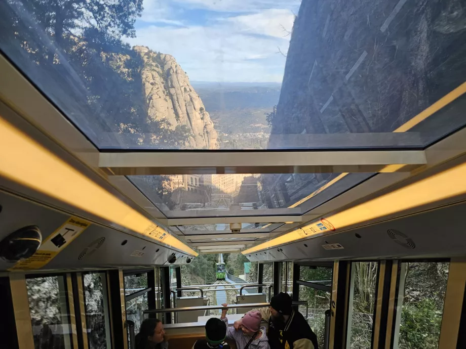 Vista do teleférico de Sant Joan