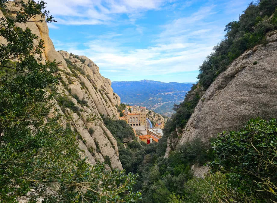 Vista do Mosteiro de Montserrat