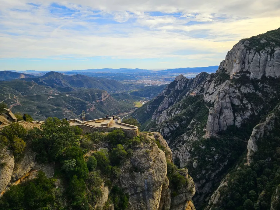 Vista do Mosteiro de Montserrat