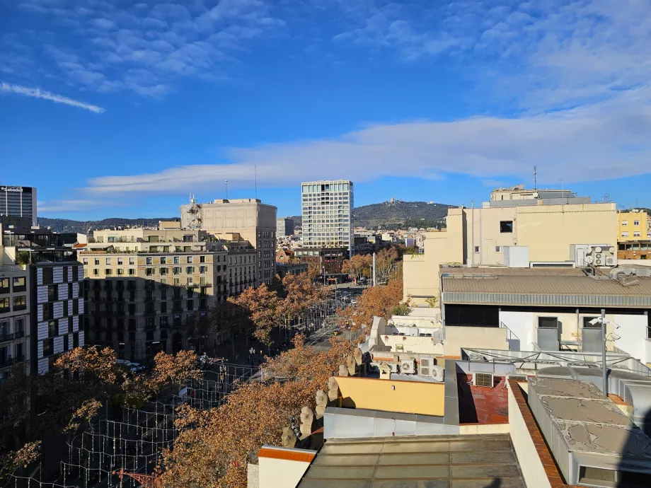 Vista do terraço da Casa Milá