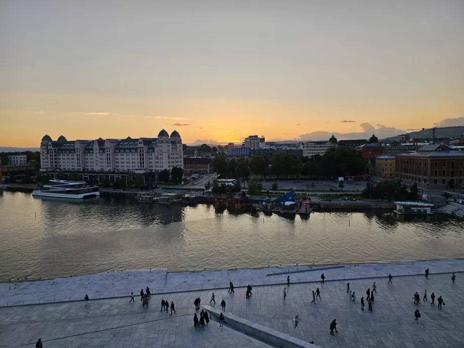 Vista do telhado da Ópera