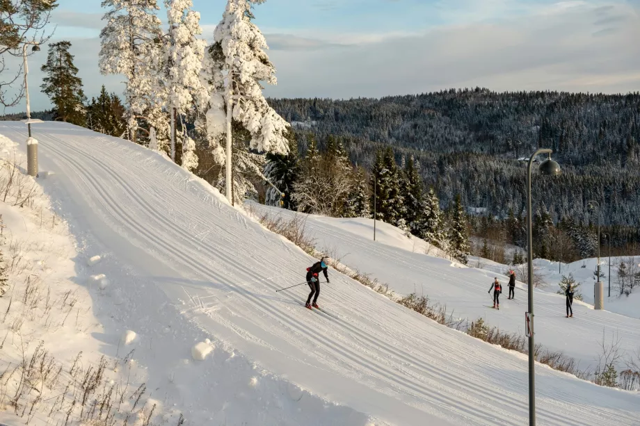 Esquiar em Holmenkollen