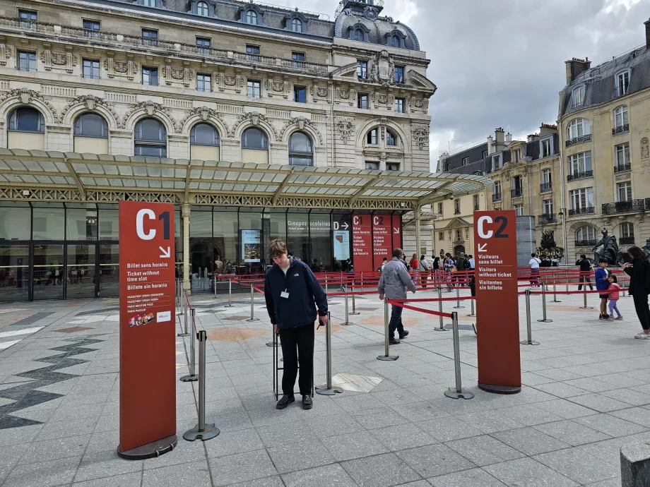 Entrada no Museu de Orsay