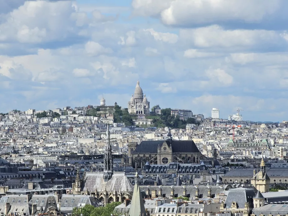 Vista de Montmartre a partir do Panteão