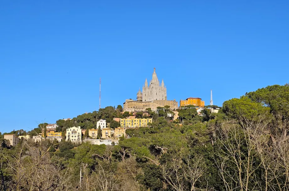 Vista da Igreja de Tibidabo