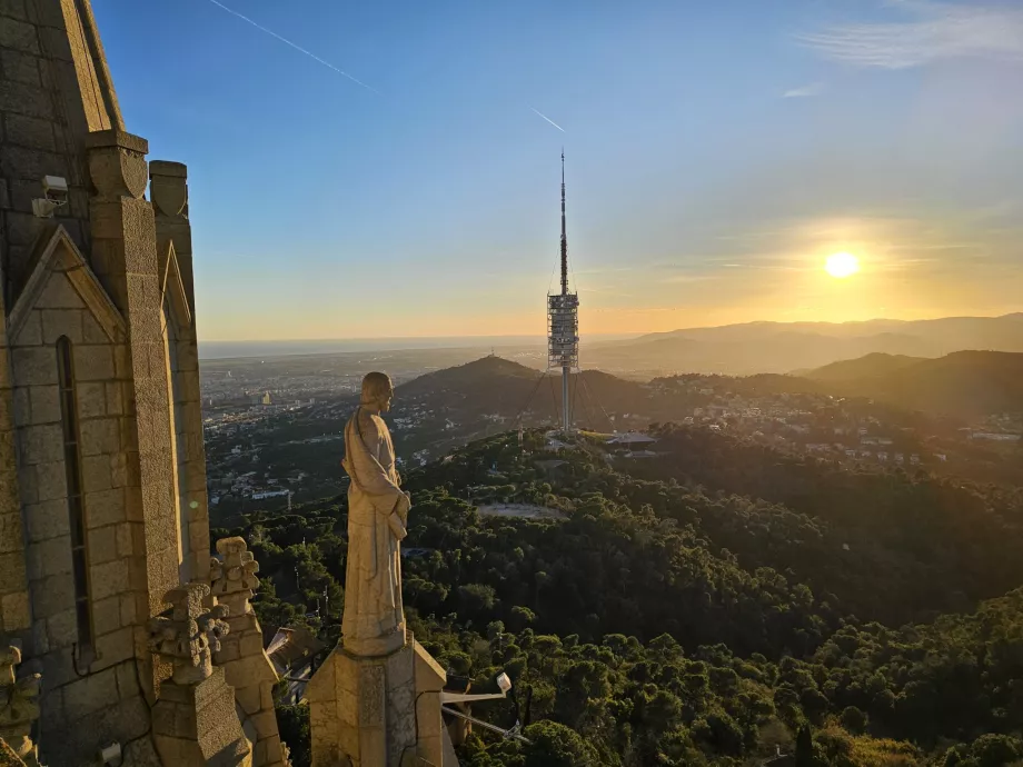 Vista do terraço do Templo de Tibidabo