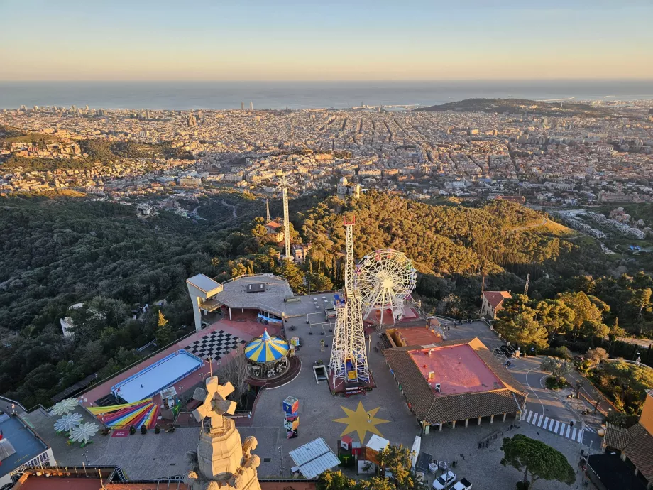 Vista do terraço do Templo de Tibidabo