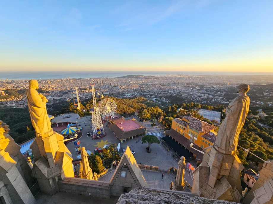 Vista do terraço do Templo de Tibidabo