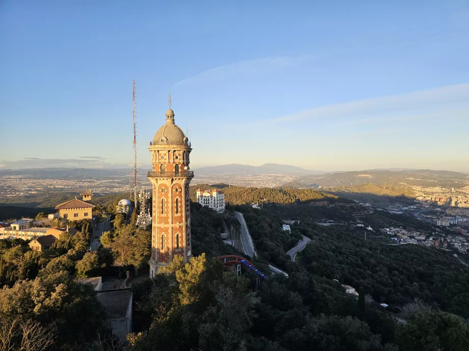 Vista do terraço do Templo de Tibidabo