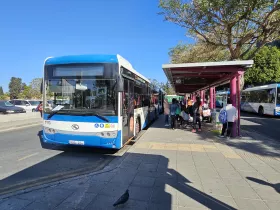 Transportes públicos de Chipre - autocarros de transportes públicos em Larnaca e Nicósia