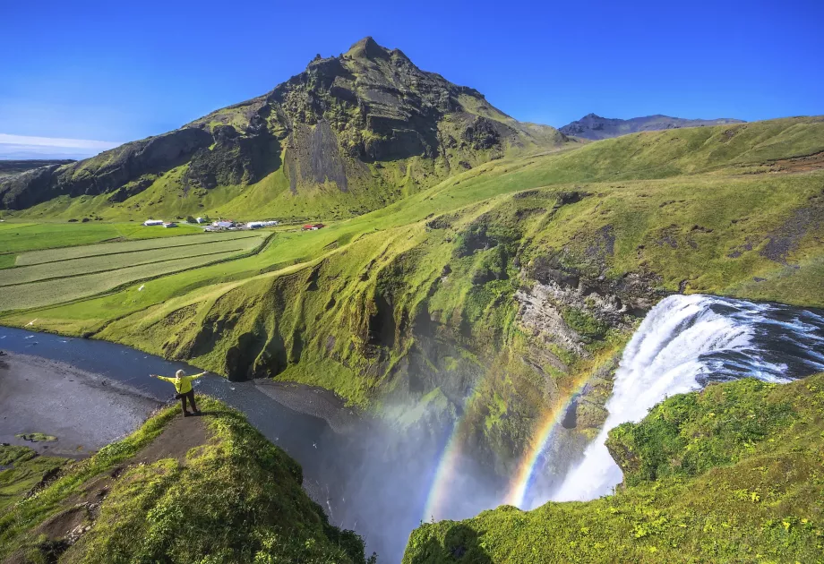 Montanha em Skogafoss