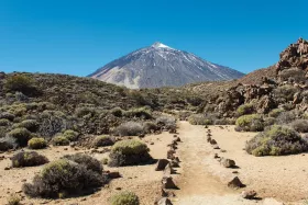 A estrada para o Pico del Teide