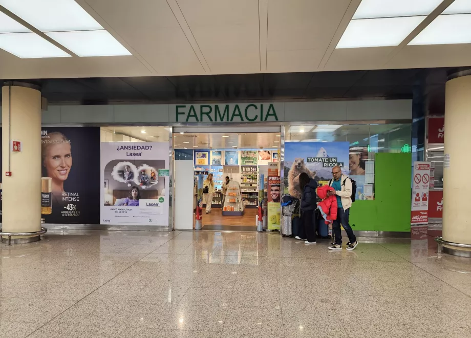 Farmácia no Terminal 2