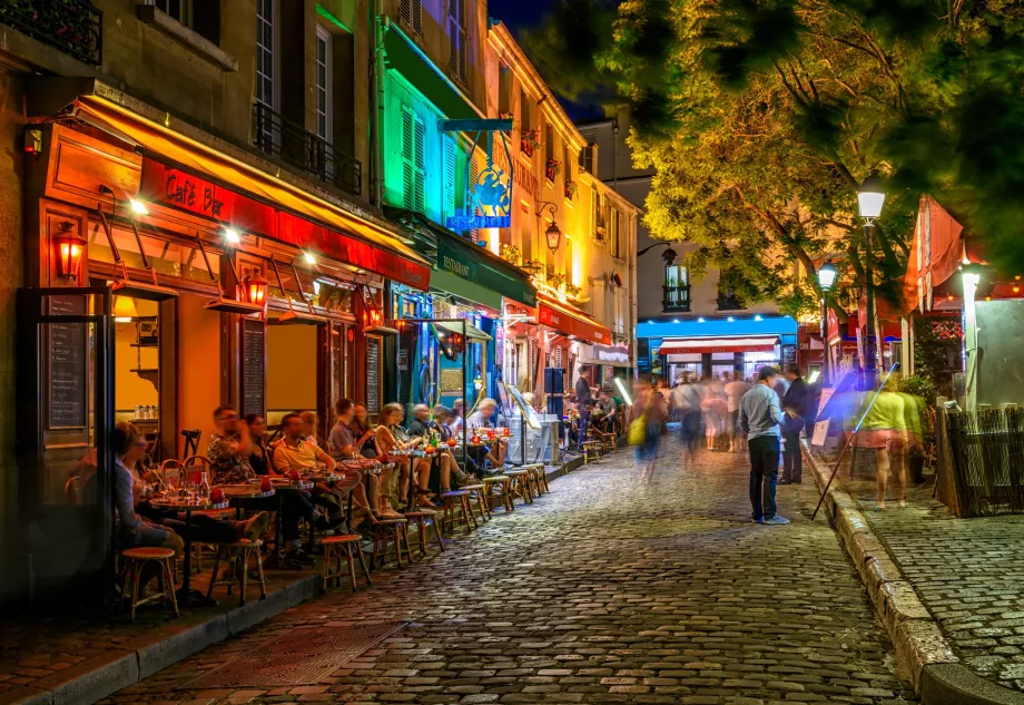 Vida nocturna em Montmartre