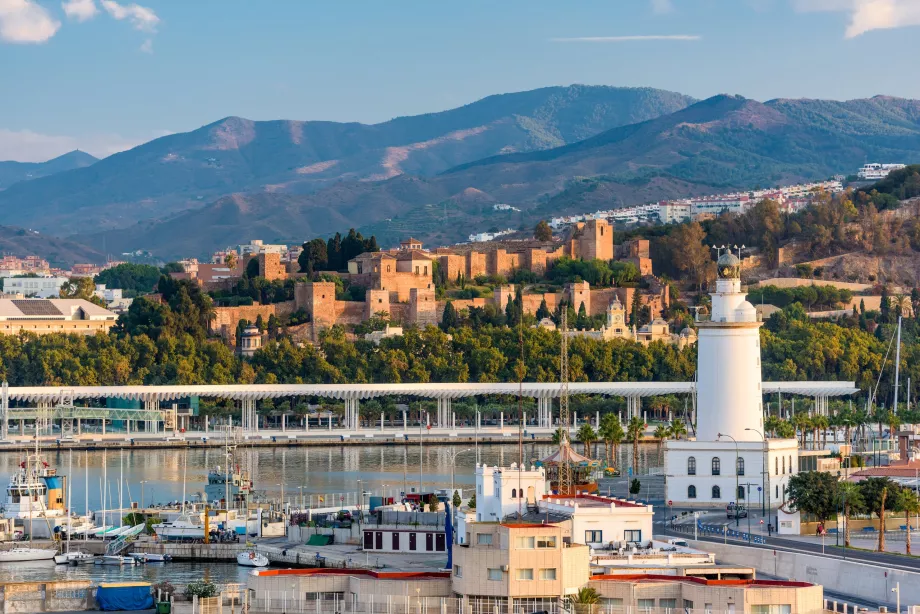 Farol em Málaga