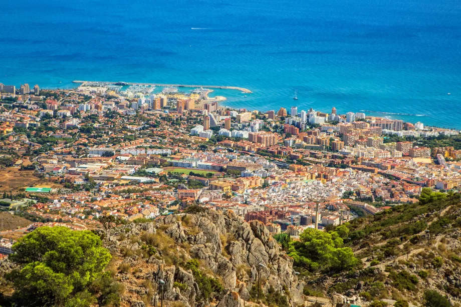 Vista de Benalmadena a partir de Calmaorro