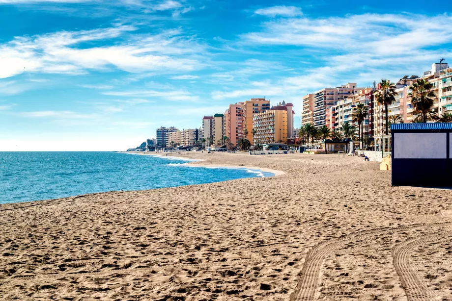 Praia principal de Fuengirola