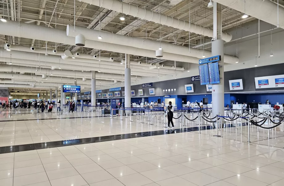 Terminal 2, área de check-in