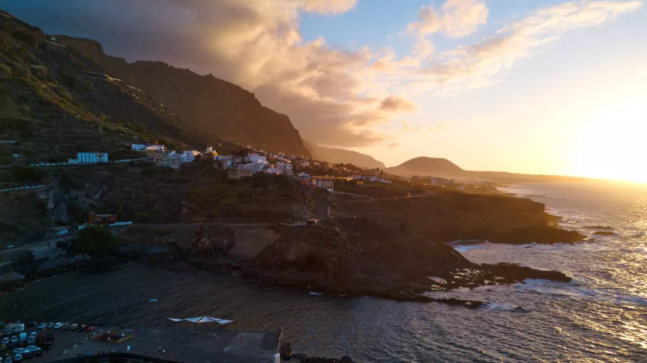 Pôr do sol em Garachico