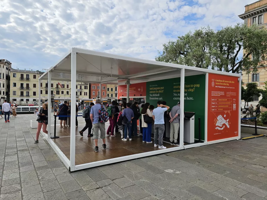 Taxa de entrada em Veneza